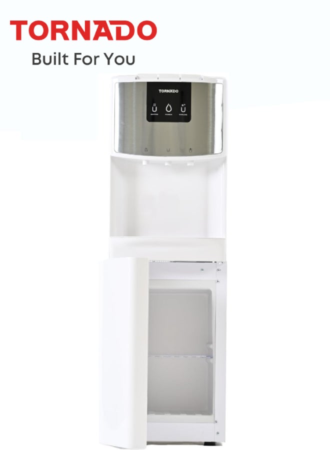 Tornado Water Dispenser Top Loading with Bottom Cabinet Hot & Cold 3 Taps White TWD-L3T3RE-W TWD-L3T3RE-W white - Image 4