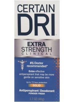 CERTAIN DRI Antiperspirant Solid for Excessive Perspiration-1.7 Ounce (Pack of 2)  - Image 1