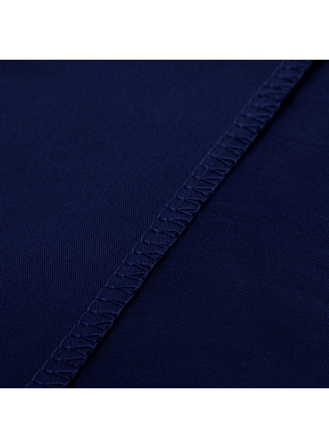 NTBAY NTBAY Toddler Bedding Set - 4 Piece Soft and Breathable Crib Bedding Set for Boys and Girls, Includes Quilted Comforter, Fitted Sheet, Flat Top Sheet and Envelope Pillowcase, Navy Blue - Image 2