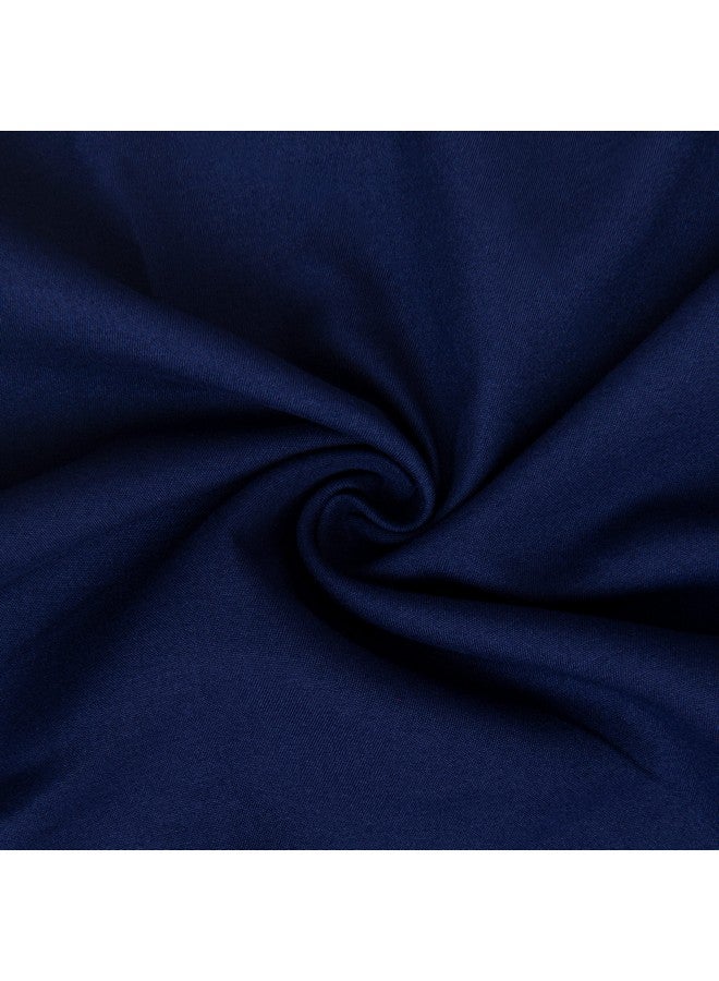 NTBAY NTBAY Toddler Bedding Set - 4 Piece Soft and Breathable Crib Bedding Set for Boys and Girls, Includes Quilted Comforter, Fitted Sheet, Flat Top Sheet and Envelope Pillowcase, Navy Blue - Image 1