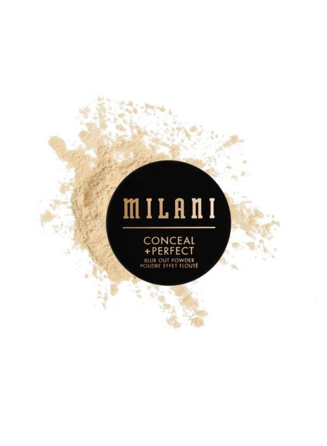 Milani Conceal Perfect Setting Powder Makeup Banana Blur Out Talcfree Formula Pore Blurring Filtered Finish