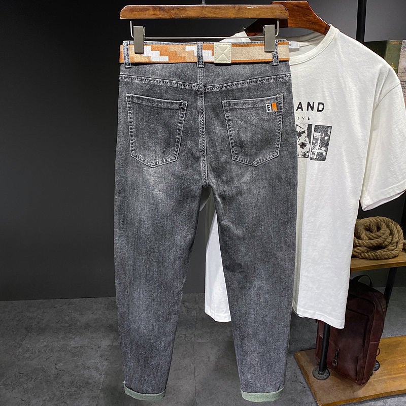 Unisex Classic Denim Jeans Loose Fit Daily Outdoor Wear - Image 1