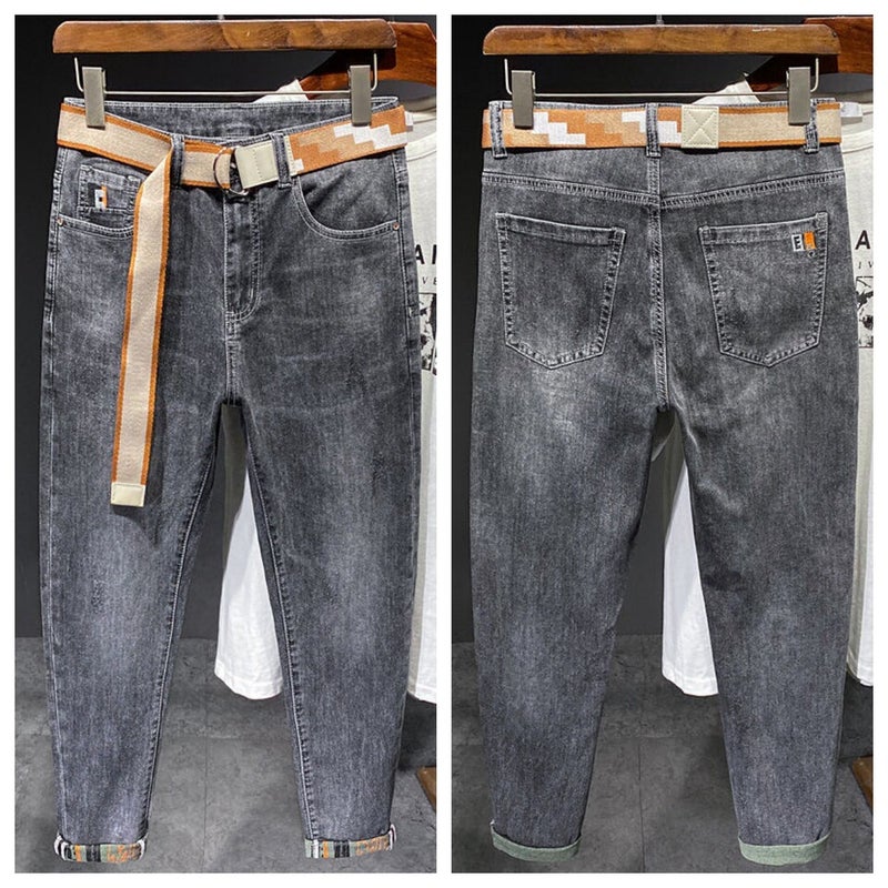 Unisex Classic Denim Jeans Loose Fit Daily Outdoor Wear - Image 2