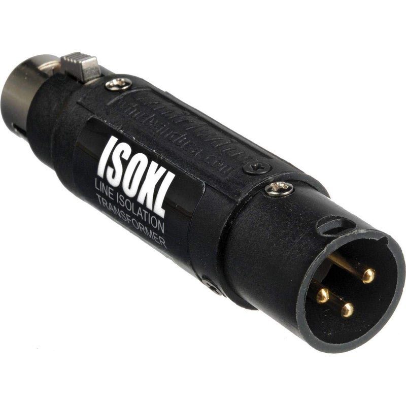 Whirlwind ISOXL Line-Level Isolation Transformer with 3-Pin XLR Male/Female Connectors - Image 1