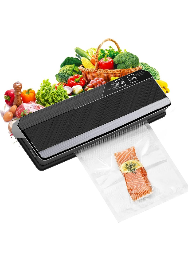 MiOne 5-in-1 Automatic Vacuum Sealer Machine with 10 Bags | Food Saver for Sous Vide, Meal Prep & Storage, Dry & Moist Modes Included - Image 1