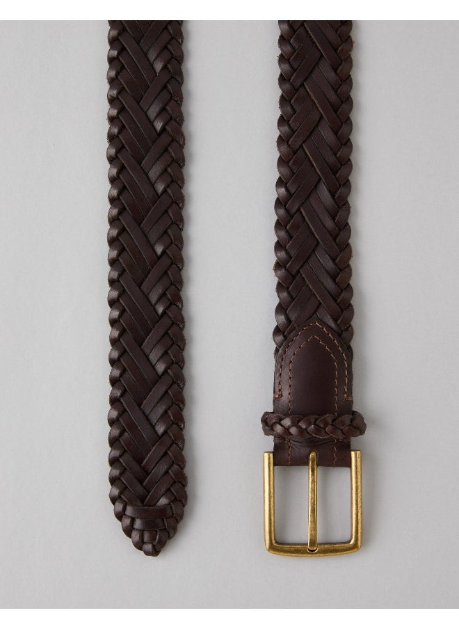 American Eagle AE Braided Leather Belt  - Image 2