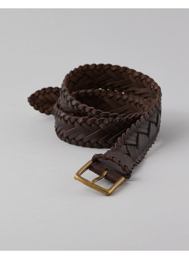 American Eagle AE Braided Leather Belt  - Image 1