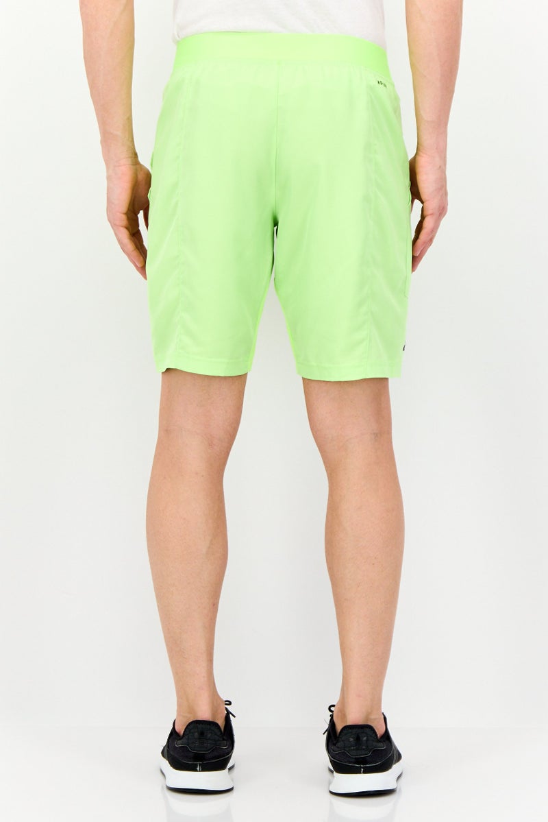 Adidas Men Sportswear Fit Tennis Shorts, Neon Green  - Image 3