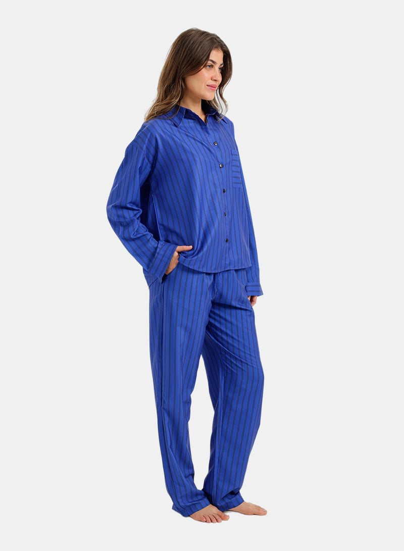 Carina Striped 3-Piece Pajama Set - Image 2