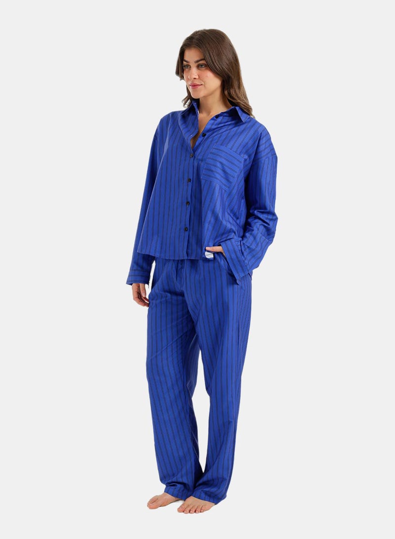 Carina Striped 3-Piece Pajama Set - Image 3
