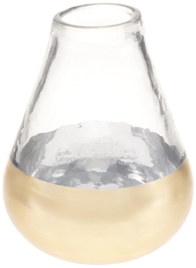 مد باي مزهرية متوسطة الحجم من الزجاج والذهب من مود باي - Image 1