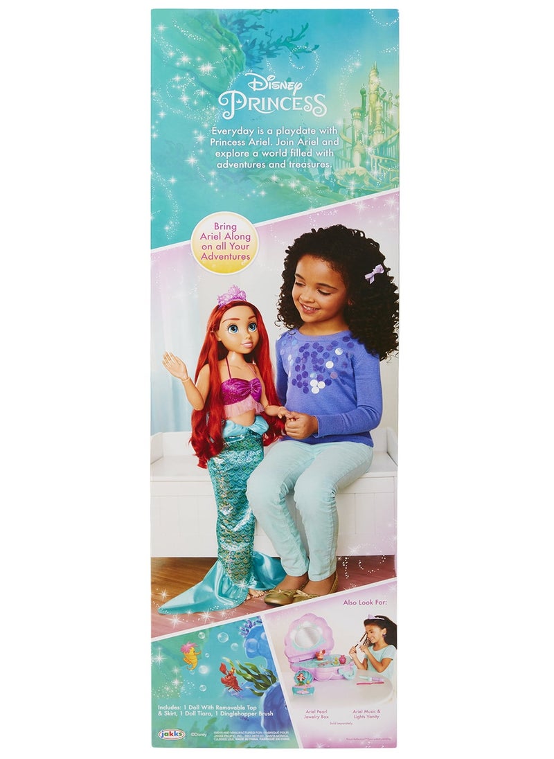Disney Princess - The Little Mermaid 32 inch Playdate Ariel Doll - Image 1