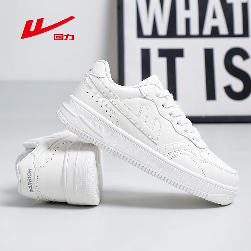New Model of Men''s and Women''s Sneakers with Soft Soles, Lightweight White Shoes, Thick-Soled Trendy Styles for Spring and Autumn, Leather Sports Casual Shoes - Image 2