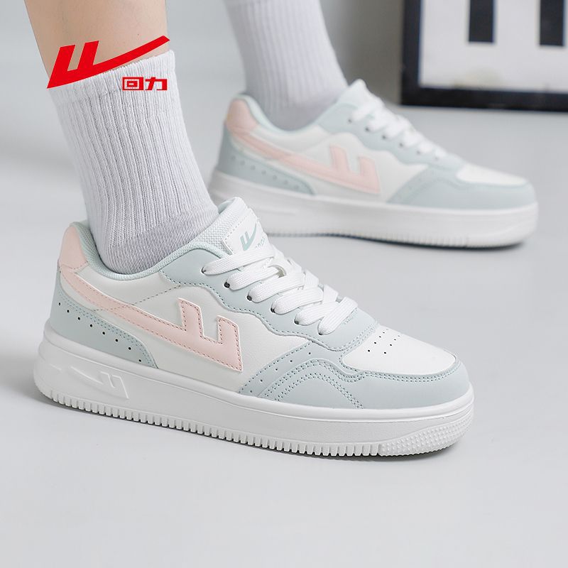 New Model of Men''s and Women''s Sneakers with Soft Soles, Lightweight White Shoes, Thick-Soled Trendy Styles for Spring and Autumn, Leather Sports Casual Shoes - Image 1