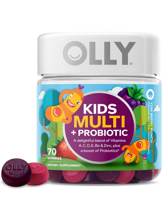 OLLY Kids Multi Vitamin Plus Probiotic Gummies Berry Flavor 70 Count (Pack of 2) - Image 1