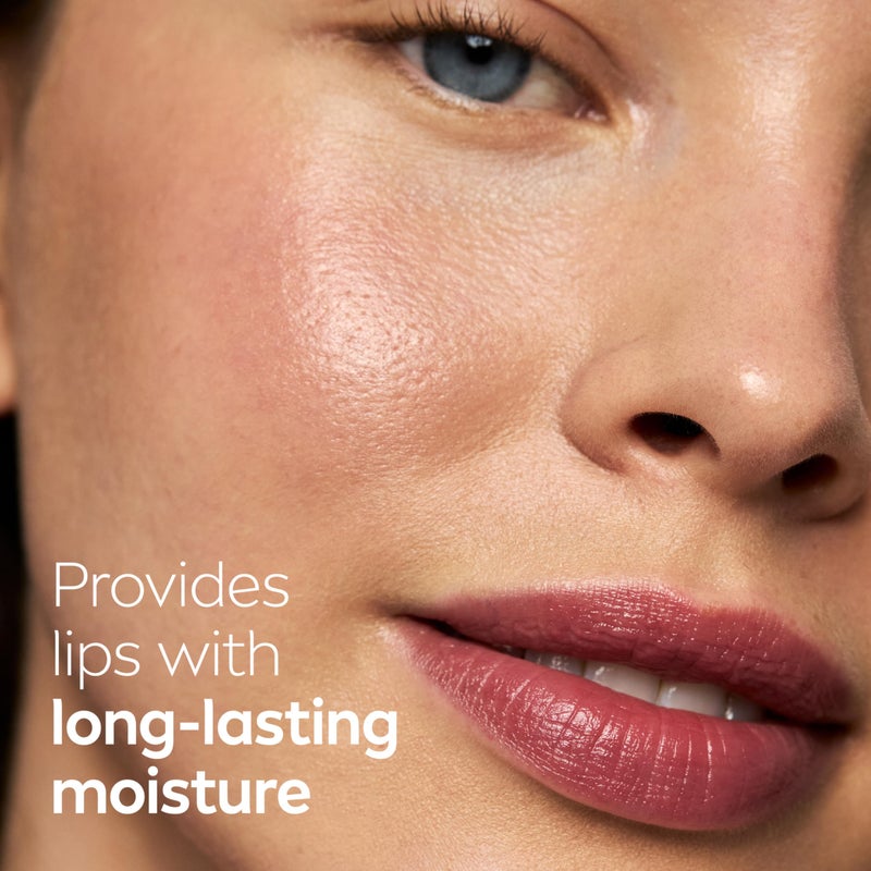 NIVEA Blackberry Lip Care, Tinted Lip Balm with Shea Butter, Nourishing Oils and Vitamin C & E, 3-in-1 Moisture, Repair (for Dry Lips) and Color, 0.17 Oz Stick - Image 5