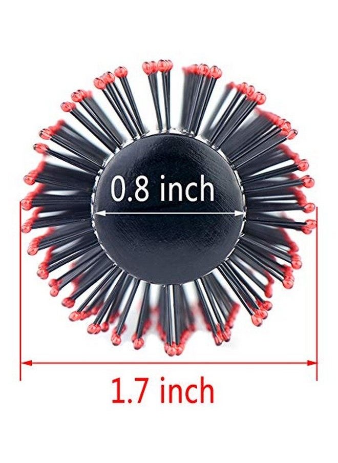 Perfehair Round Hair Brush For Blow Drying Wooden Blowout Brush With Soft Nylon Bristles For Medium Or Short Hair  - Image 5