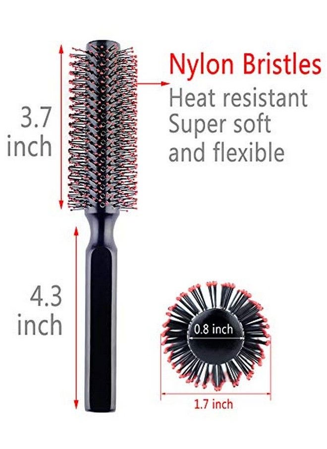 Perfehair Round Hair Brush For Blow Drying Wooden Blowout Brush With Soft Nylon Bristles For Medium Or Short Hair  - Image 4