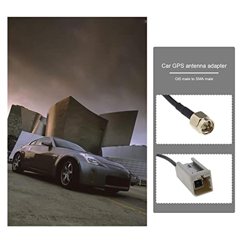 Create idea Car Auto Aerial Antenna Adapter GT5 Male Plug to SMA Male Plug for Wi-Fi radios Wireless Outdoor Antenna Radio Navigation GSM GPS DAB and DAB + - Image 3