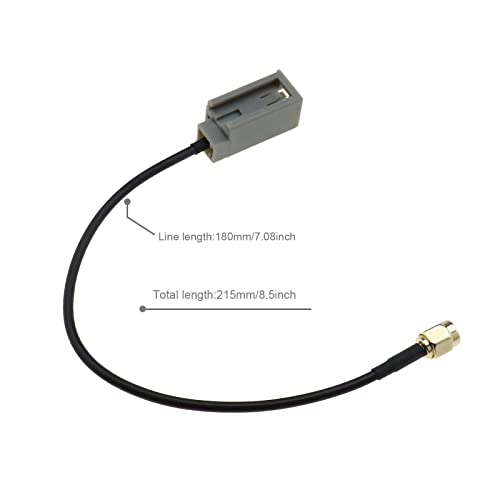 Create idea Car Auto Aerial Antenna Adapter GT5 Male Plug to SMA Male Plug for Wi-Fi radios Wireless Outdoor Antenna Radio Navigation GSM GPS DAB and DAB + - Image 4