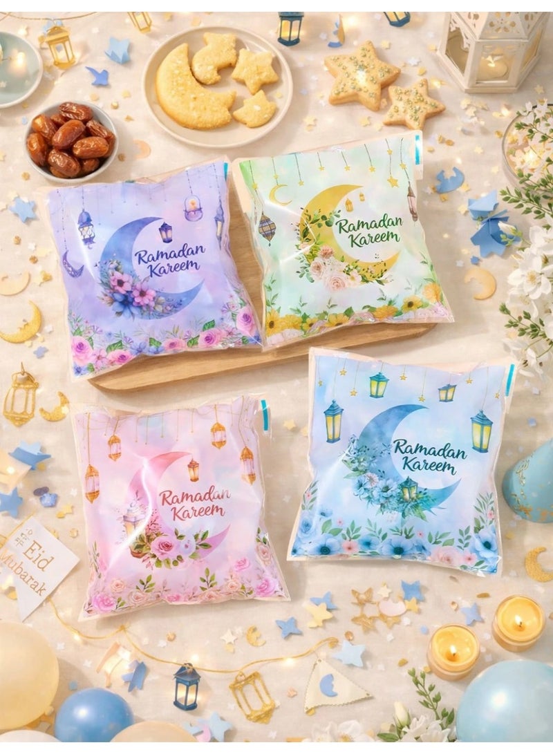 Ramadan giveaways: 50 colorful bags with a beautiful Ramadan design, perfect for presenting sweets and Ramadan gifts. - Image 3