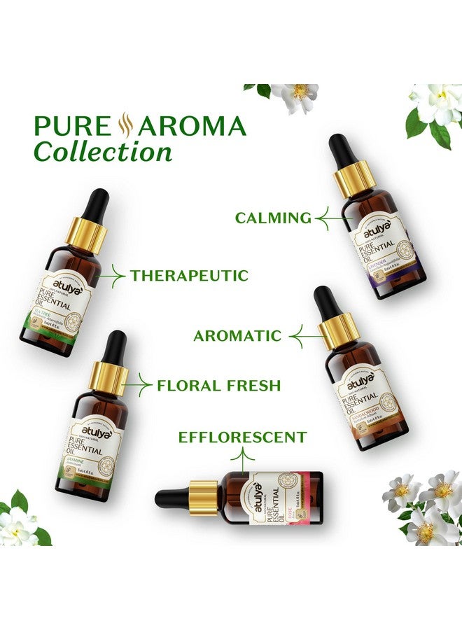 atulya Atullya Jasmine Essential Oil for Relaxing Mind & Uplifting Confidence | 100% Natural Essential Oil | All Skin & Hair Types | 15ml - Image 5