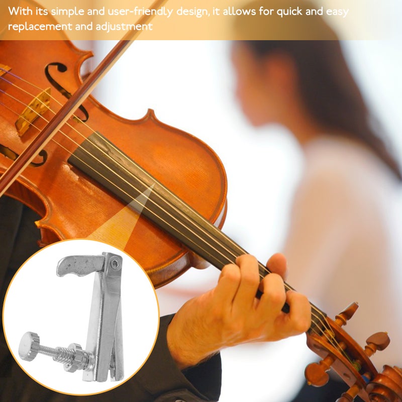 4pcs Violin String Instrument Adjuster Violin Parts for 3/4-4/4 Violin - Image 3