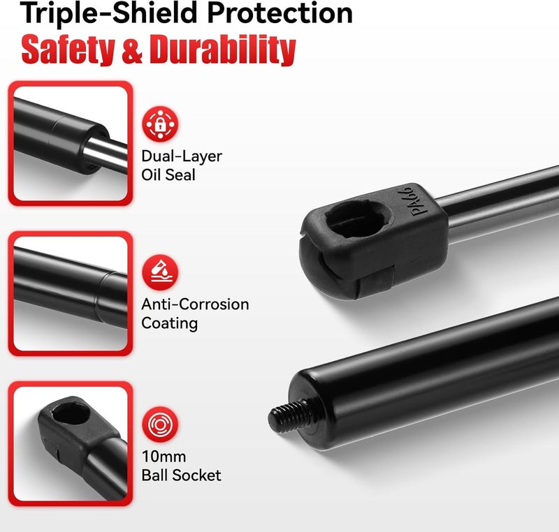 IAQWE 13" Gas Struts for Truck Canopy and Camper Shell - Image 5