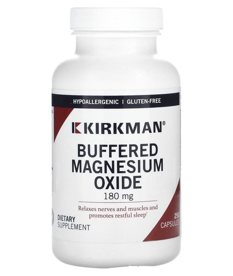 Kirkman Labs Buffered Magnesium Oxide 180 mg 250 Capsules