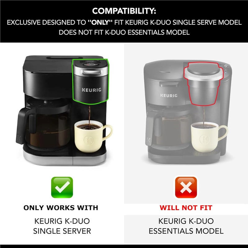 COSPARX 12-Cup Carafe Replacement Only Compatible with keurig-K Duo Single Serve 5100 Model Will Not Fit keurig-K Duo Essentials Single Serve Coffee Maker and K-Duo Hot & Ice - Image 2