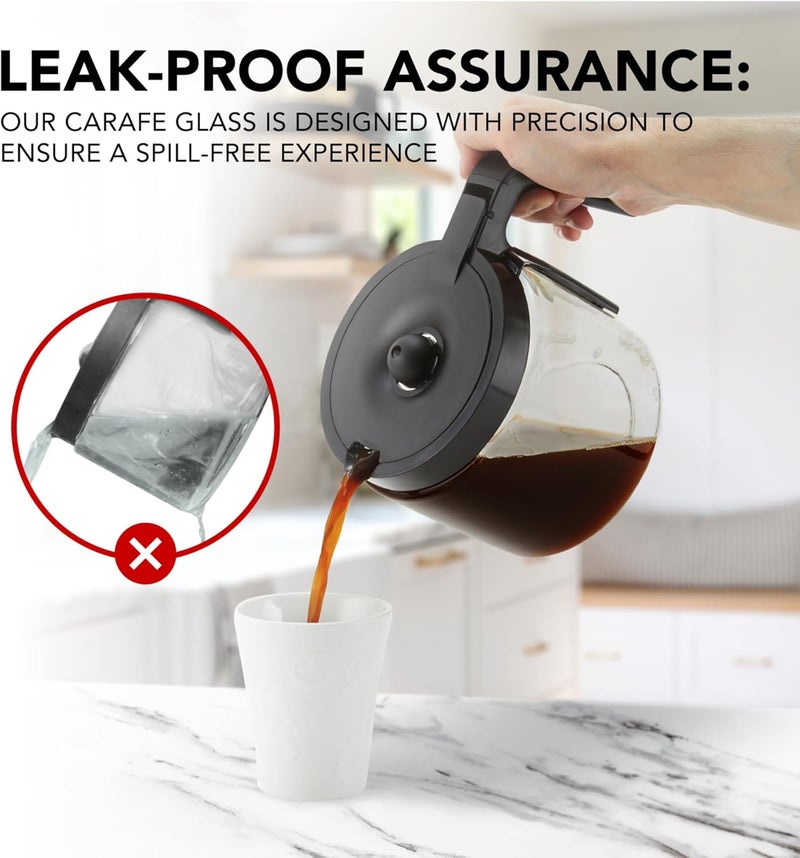 COSPARX 12-Cup Carafe Replacement Only Compatible with keurig-K Duo Single Serve 5100 Model Will Not Fit keurig-K Duo Essentials Single Serve Coffee Maker and K-Duo Hot & Ice - Image 5