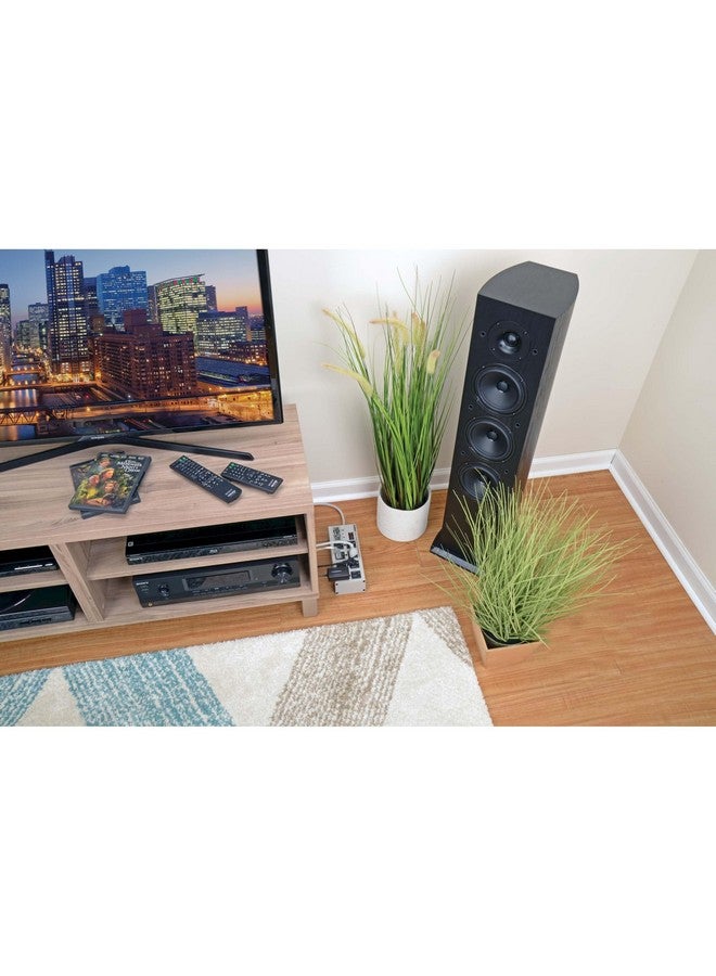 Tripp Lite Tripp Lite ISOBAR8ULTRA Isobar 8 Outlet Surge Protector Power Strip, 12ft Cord, Right-Angle Plug, Metal Lifetime Limited Warranty & Dollar 50,000 Insurance White  - Image 3