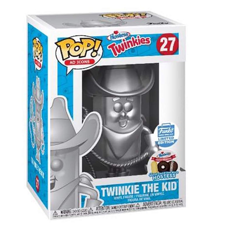 Funko POP! Ad Icons: Twinkie The Kid [Metallic Silver] #27 - Limited Edition Exclusive - Image 1