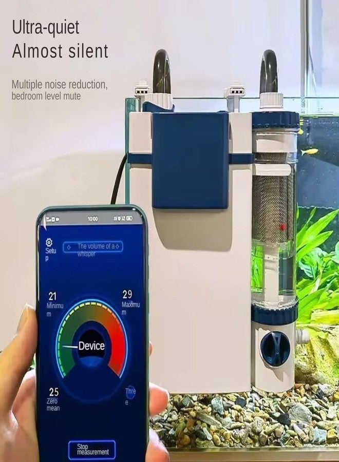 VAYINATO Sun-Sun YBF-600 Large Flow HOB Aquarium Filter, Silent External Bio Power Filter for Freshwater & Planted Tanks, Multi-Stage Filtration, 600L/H, 8W - Image 4