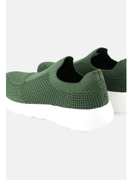 RBX Men Slip On Training Shoes, Olive  - Image 2