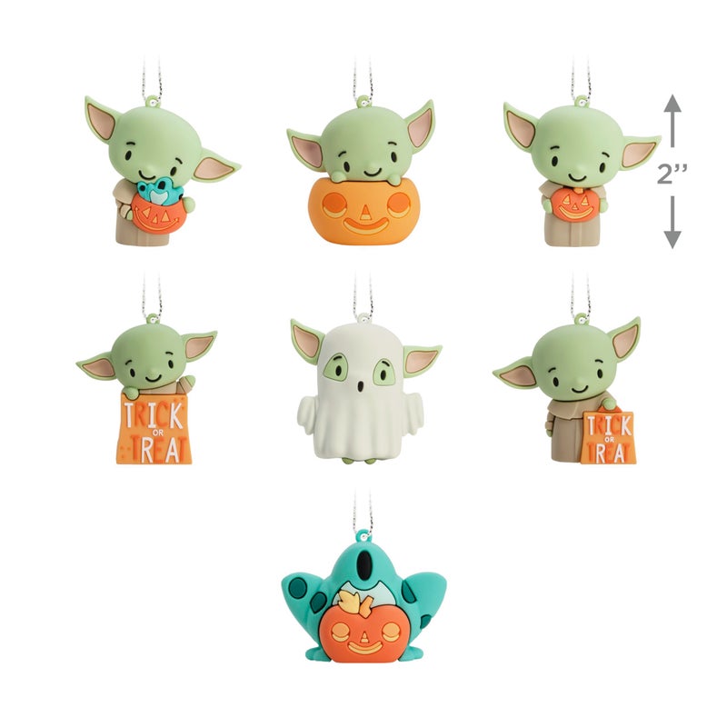 Hallmark Star Wars: The Mandalorian Grogu Mystery Halloween Ornaments  Set of 2 - Image 5