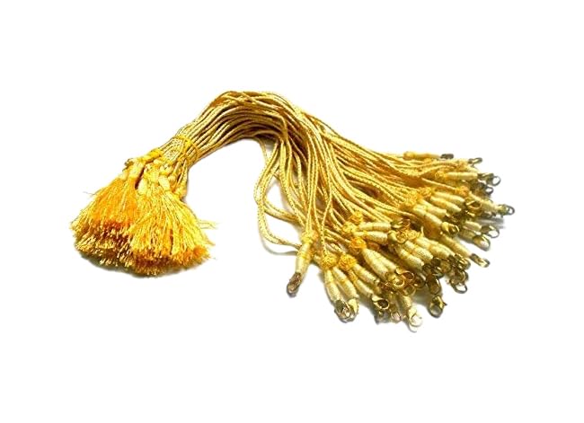 BestUBuy Necklace Back Rope Dori for Silk Thread Golden - Image 1