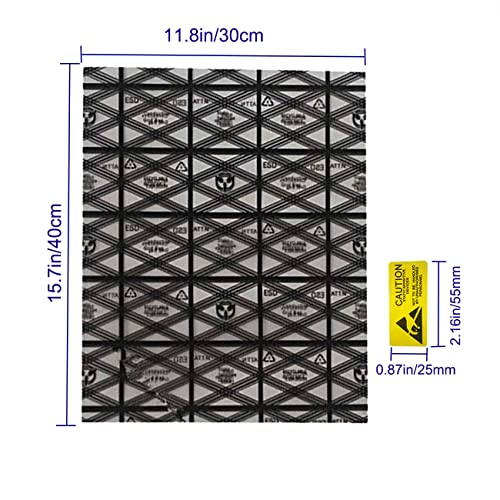 Mobudy Antistatic Bags ESD Shielding Bag with Anti-Static Labels for Hard Drive SSD HDD Motherboard Video Card RAM Electronic Devices (Motherboard Bag-10pcs) - Image 2
