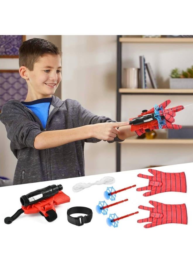 SPIDERMAN Spider Launcher Glove, Kids Spider Hero Gloves, Spiderman Toy Glove, Spiderman Web Shooter, Launcher Toy, Wrist Toy Set, Cosplay Glove Launcher - Image 2