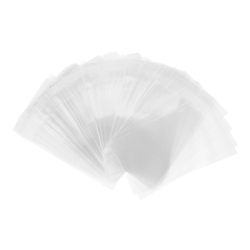 200 Pcs 3 Inch Self Sealing Adhesive Card Protector Bags For Business Cards Photo Storage - Image 2