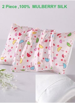 Lisesilk 2 Picec 6AGrade 22 Momme 100% Mulberry Silk Baby Silk Pillowcase 30*50 cm  - Image 2
