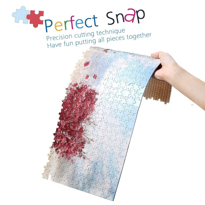 Ingooood Jigsaw Puzzles 1000 Pieces- Tranquil Series Maple Leaves Heart- for Adult - Image 5