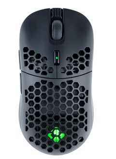 Cosmic Byte Kilonova 3370IC PRO X-Light Wireless Gaming Mouse (Black) | 71 Grams Lightweight | Pixart 3370 Sensor | DIY Hot Swappable Switches | 0.8MM PTFE feet Adjustable Click Depth Honeycomb Design  - Image 1
