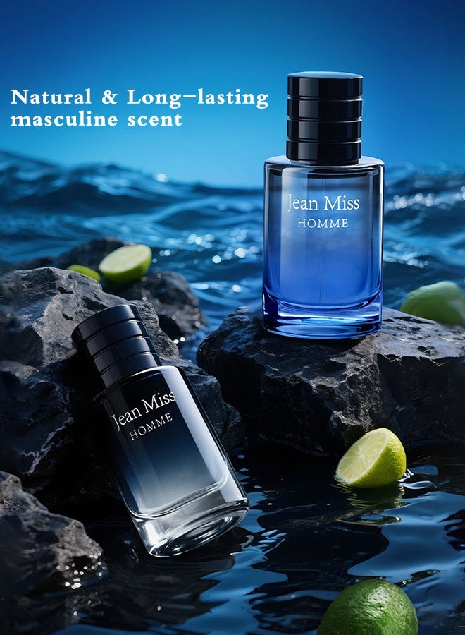 MARK HIM 2-Piece Men’s Eau de Toilette Gift Set, Ideal Gift for Birthday Holiday Anniversary, Dual Masculine Long-Lasting Perfume Kit - Image 3