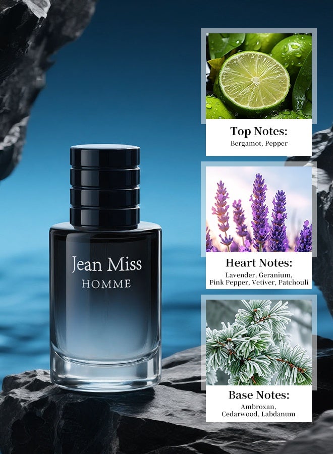 MARK HIM 2-Piece Men’s Eau de Toilette Gift Set, Ideal Gift for Birthday Holiday Anniversary, Dual Masculine Long-Lasting Perfume Kit - Image 4