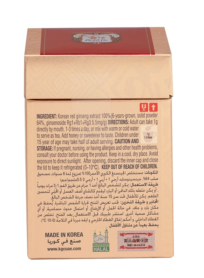 تشونغ كوان جانغ مستخلص الجينسنغ الأحمر الكوري 100% من تشيونج كوان جانج يعزز الطاقة والقدرة على التحمل والمناعة والتركيز بشكل طبيعي 50 جرام - Image 2