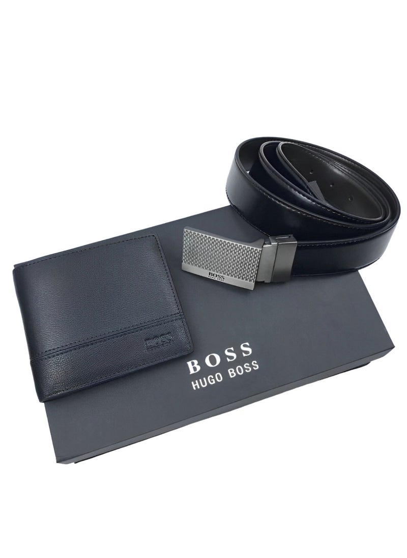 Hugo Boss Wallet-Belt-Set For Men