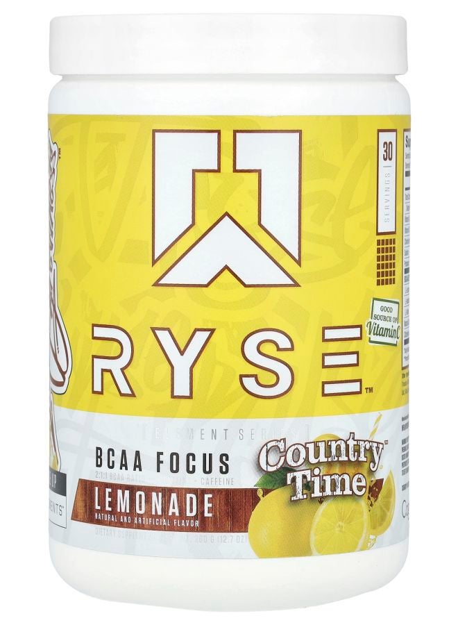 RYSE Element Series BCAA Focus Country Time® Lemonade 12.7 oz (360 g)