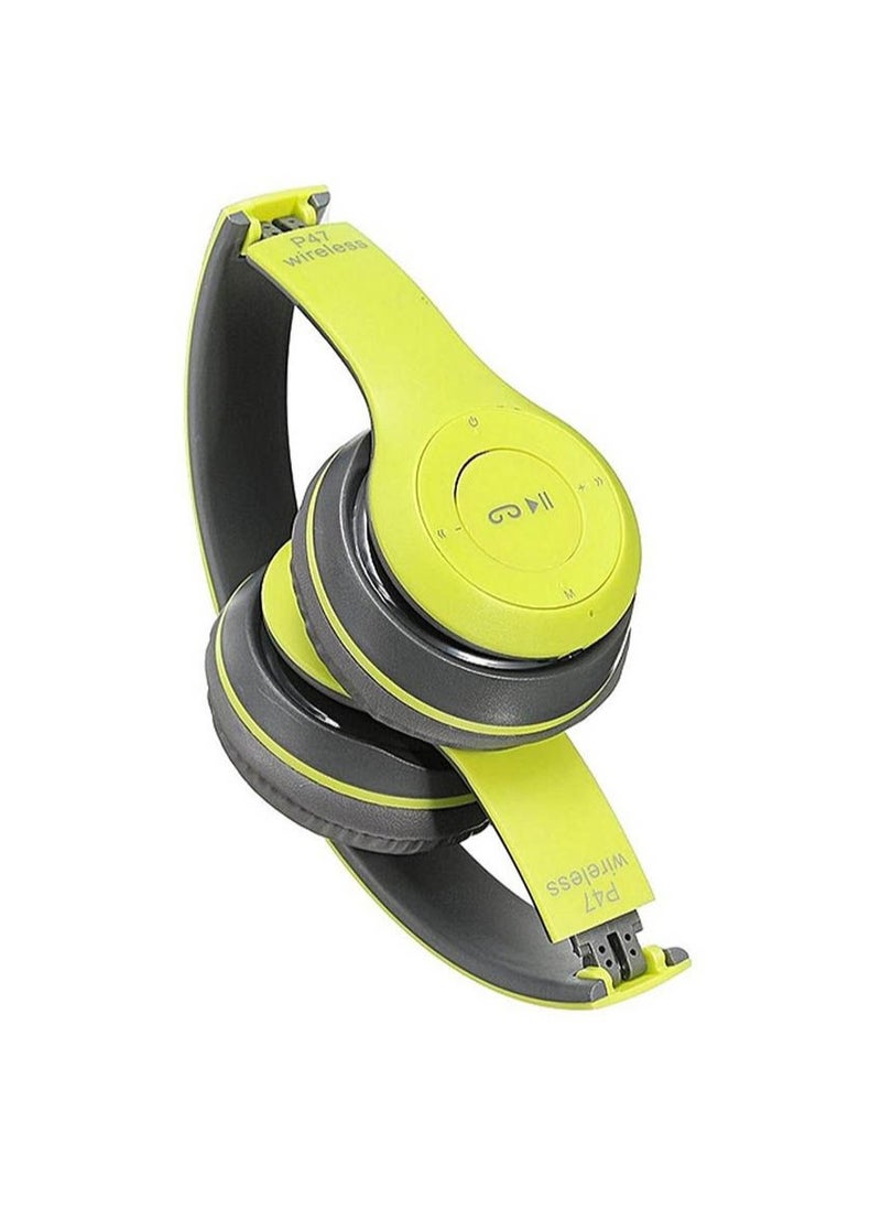 P47 Bluetooth Wireless Foldable Adjustable On-Ear Headphone with Mic  - Image 2