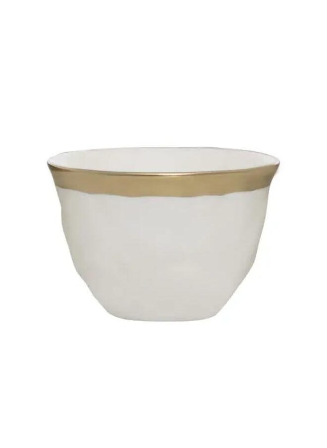 Alsaif Gallery Arabic coffee cups set with golden line 12 pieces Al-Saif Gallery  - Image 2